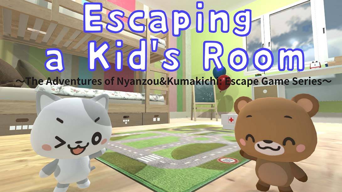 Escaping a Kids Room～The Adventures of Nyanzou&amp;Kumakichi: Escape Game Se…