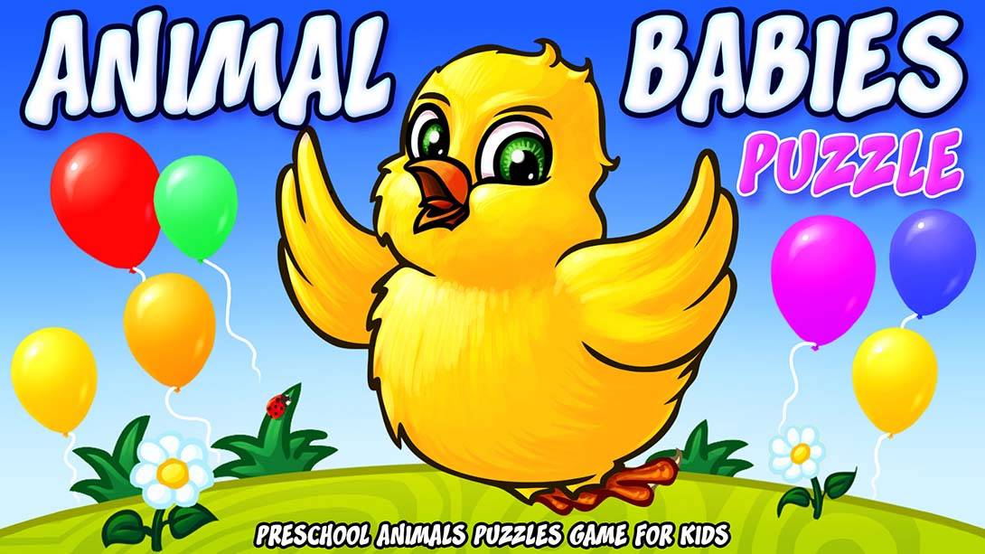 Animal Babies Puzzle – Top Wooden Preschool Animals Learning Children Kindergart