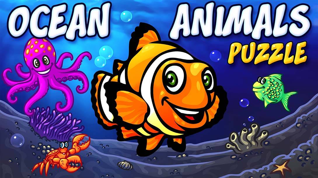 海洋动物谜题-学龄前儿童动物学习谜题游戏 Ocean Animals Puzzle – Preschool Animal Learning Puzzles Ga